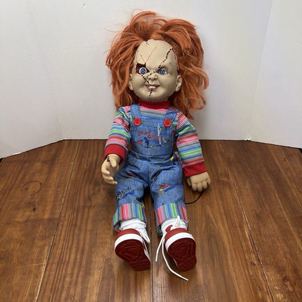 Chucky Child's Play Seed Of Chucky Doll 26" Talking Moving Horror Halloween Prop